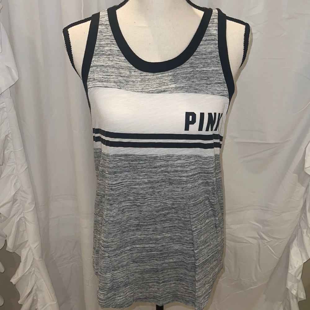 Light gray PINK tank top